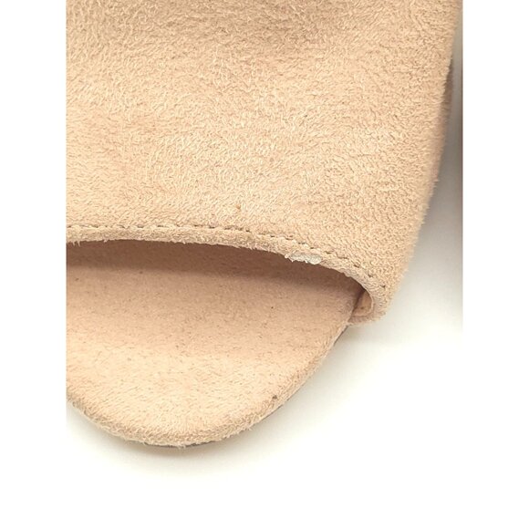 Olivia Ferguson Suede Peep-Toe Strappy Sandals Size 7 Ankle Strap Women's - Picture 5 of 14